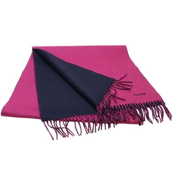 HERMES Pink Scarf - Picture 2 of 9